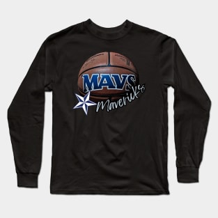 Dallas Mavericks, MAVS, NBA, basketball Long Sleeve T-Shirt